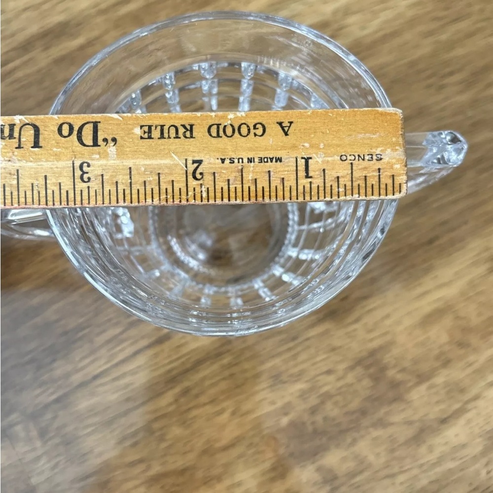 Vintage Heisey Glass Clear Victorian Creamer & Sugar Bowl Handles USA Excellent! - Picture 13 of 16